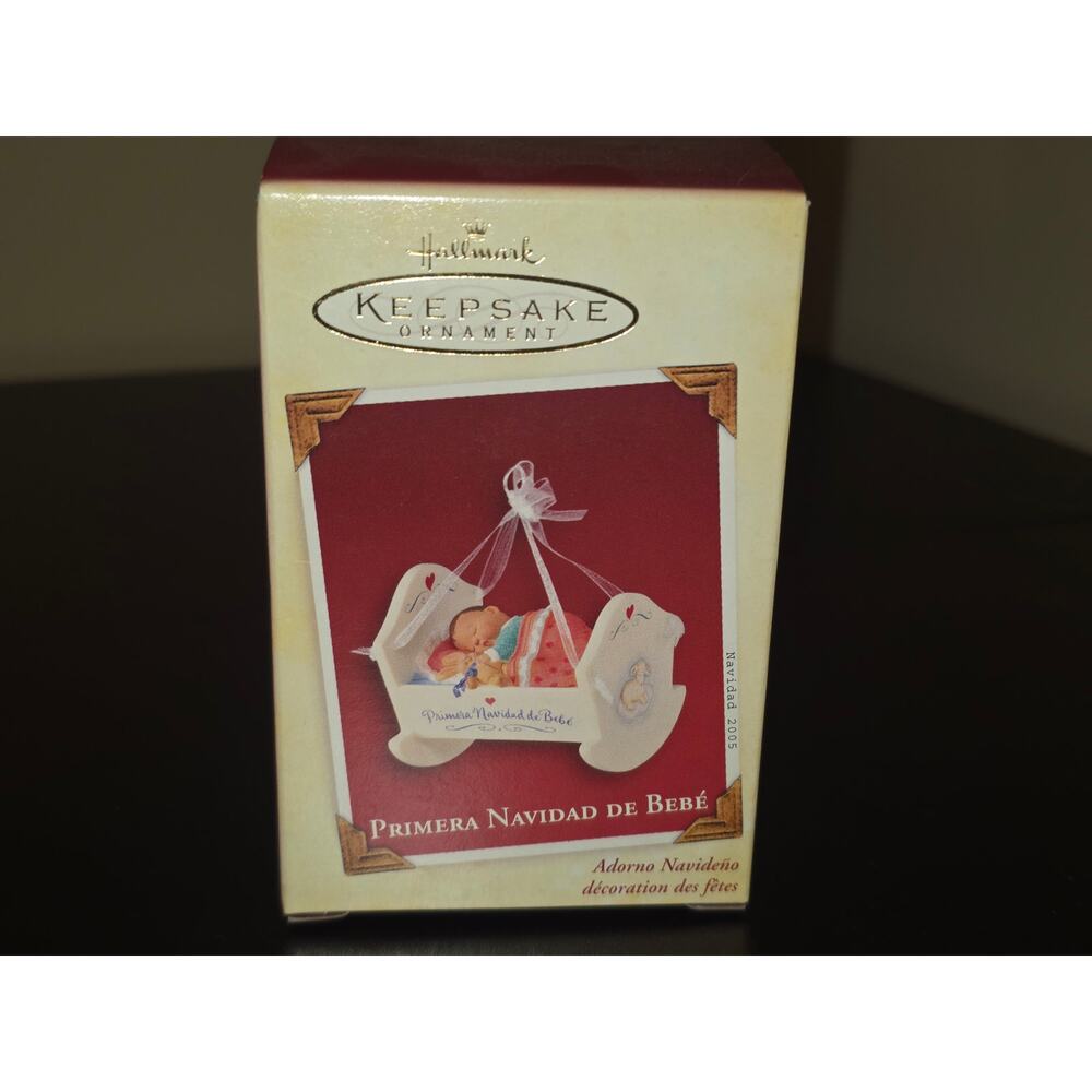 HALLMARK 2005 PRIMERA NAVIDAD DE BEBE CHRISTMAS (BABY'S 1ST CHRISTMAS) ORNAMENT